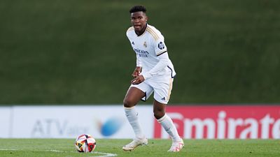 Once inicial del Castilla contra el Ibiza