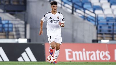 Once inicial del Castilla frente al Alcoyano