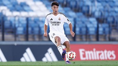 Once inicial del Castilla contra el Fuenlabrada