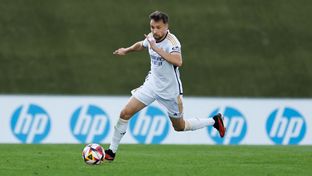 Once inicial del Castilla frente al Atlético B