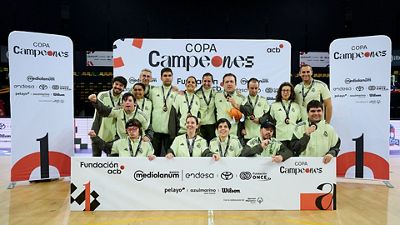 La Fundación Real Madrid participa por primera vez en la Copa Campeones con sus escuelas de baloncesto adaptado