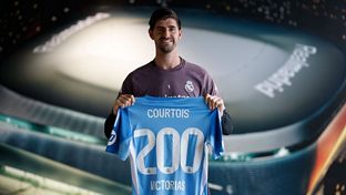 Courtois, 200 victorias con el Real Madrid: "Lo importante era ganar y sacar los tres puntos"