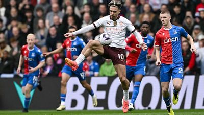 2-4: Manchester City beat Crystal Palace ahead of Real Madrid clash