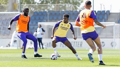 Última sessão de treinamento antes de visitar o Granada
