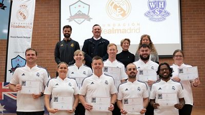 Formación de fútbol para los entrenadores de las escuelas sociodeportivas en Australia