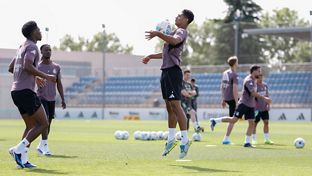 El equipo se está entrenando