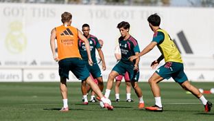 El equipo se está entrenando