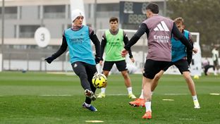 El equipo se está entrenando