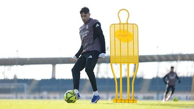 El equipo se está entrenando
