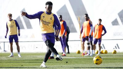 El Real Madrid prepara el partido contra Las Palmas 