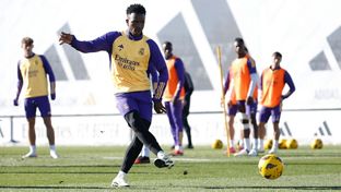 El Real Madrid prepara el partido contra Las Palmas 