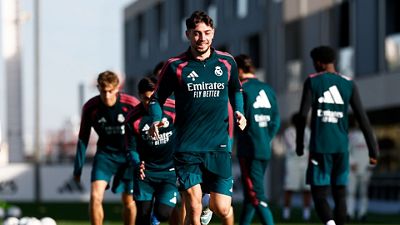 El equipo se está entrenando