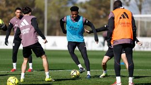 El equipo se está entrenando