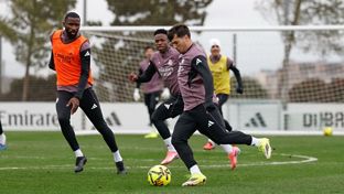 El equipo se está entrenando