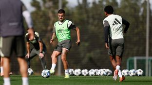 El Real Madrid se está entrenando