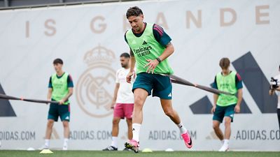 El Real Madrid se está entrenando