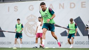 El Real Madrid se está entrenando