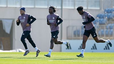 El equipo se está entrenando