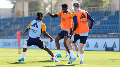 El Real Madrid continúa preparando el derbi
