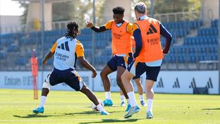 El Real Madrid continúa preparando el derbi