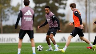 El equipo se está entrenando