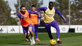 Último treino antes de visitar o Valência