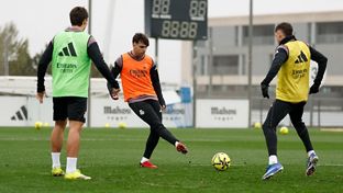El Real Madrid continúa preparando el partido contra la Real Sociedad