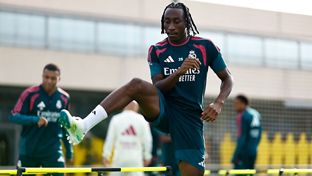 El Real Madrid se está entrenando