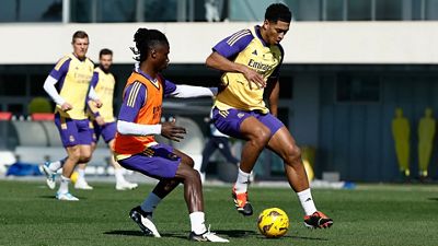 First session of the week at Real Madrid City