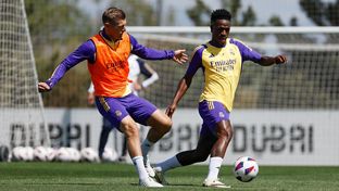 O Real Madrid continua se preparando para o jogo contra o Betis