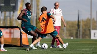El equipo se está entrenando