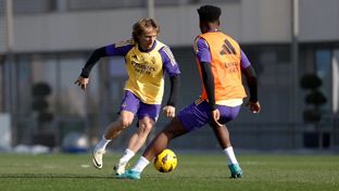 O Real Madrid continua a preparar o jogo contra o Getafe