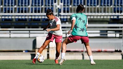 Último entrenamiento antes de enfrentarse al PSG