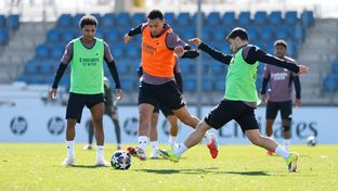 Real Madrid continues preparing for the match against Benfica