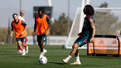 Final training session before the match against Betis