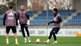 El Real Madrid prepara el partido contra el Talavera