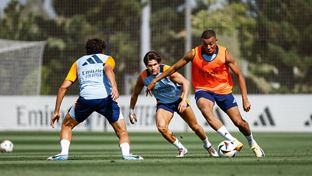 Exigente sesión para seguir preparando la Supercopa de Europa