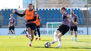 El Real Madrid continúa preparando el partido contra el Benfica