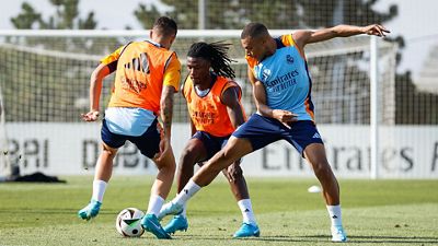 Intensa sesión de trabajo en la Ciudad Real Madrid