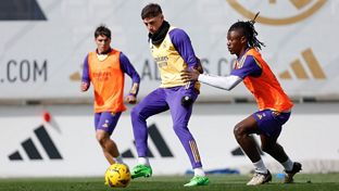 Nueva sesión para preparar el partido contra el Sevilla