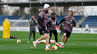 El Real Madrid prepara el partido contra el Talavera