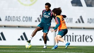 El Real Madrid se está entrenando