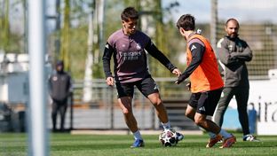 El equipo prepara el partido contra el Manchester City