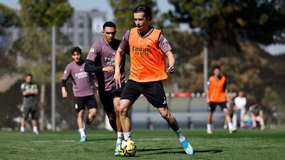 El equipo se ejercitó en la Ciudad Real Madrid