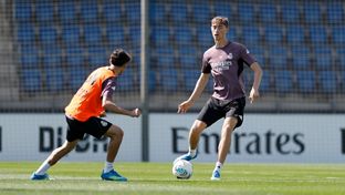 Último entrenamiento antes de recibir al Alavés