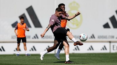 Último entrenamiento antes de recibir al Alavés