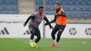 Último entrenamiento antes de recibir a la Real Sociedad