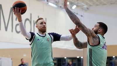El Real Madrid prepara el partido contra el Olympiacos