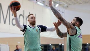 El Real Madrid prepara el partido contra el Olympiacos