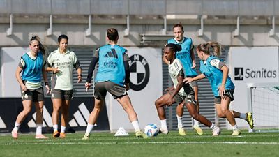 El Real Madrid prepara el encuentro ante el Alhama